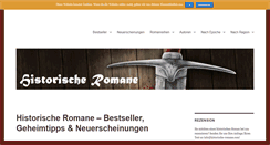 Desktop Screenshot of historische-romane.com