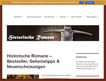 Tablet Screenshot of historische-romane.com